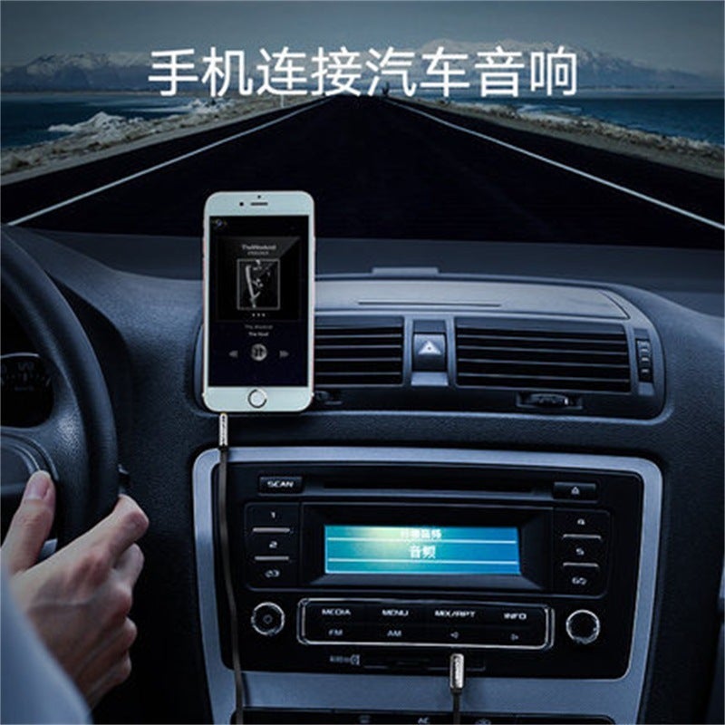 Av119 Car Aux Audio Cable 3.5Mm Male To Male Audio Cable Mobile Phone Connection Speaker Elbow Headset - Image 3